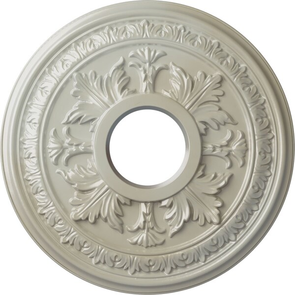 Ekena Millwork Baltimore Ceiling Medallion (Fits Canopies up to 5 1/2"), 15 3/8"OD x 4 1/4"ID x 1 1/2"P, Flash Blue CM15BAFBS - main